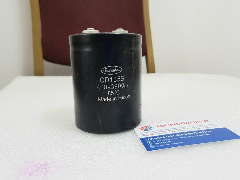 Tụ điện lọc nguồn nhật 3900UF 400V kích thước 98*77mm