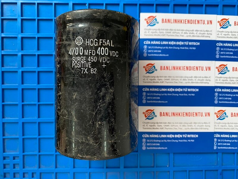 4700uf 400v HCGF5AL phi 77, cao 120