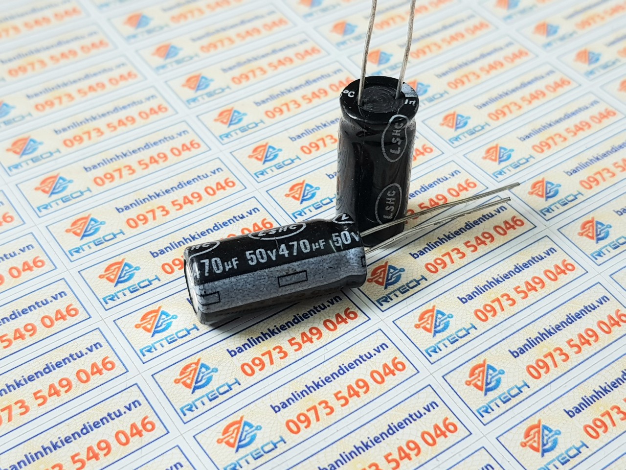 Tụ hóa 470uF 50V kích thước 10x22mm - Ảnh 2