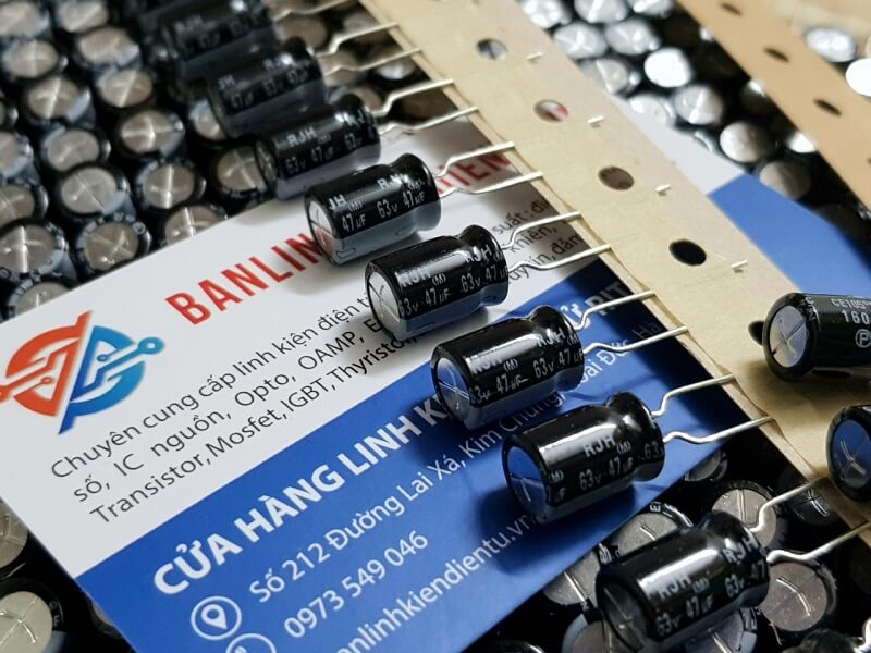Alternative view of Tụ hóa 47UF 63V 47UF63V47UF 8X12mm