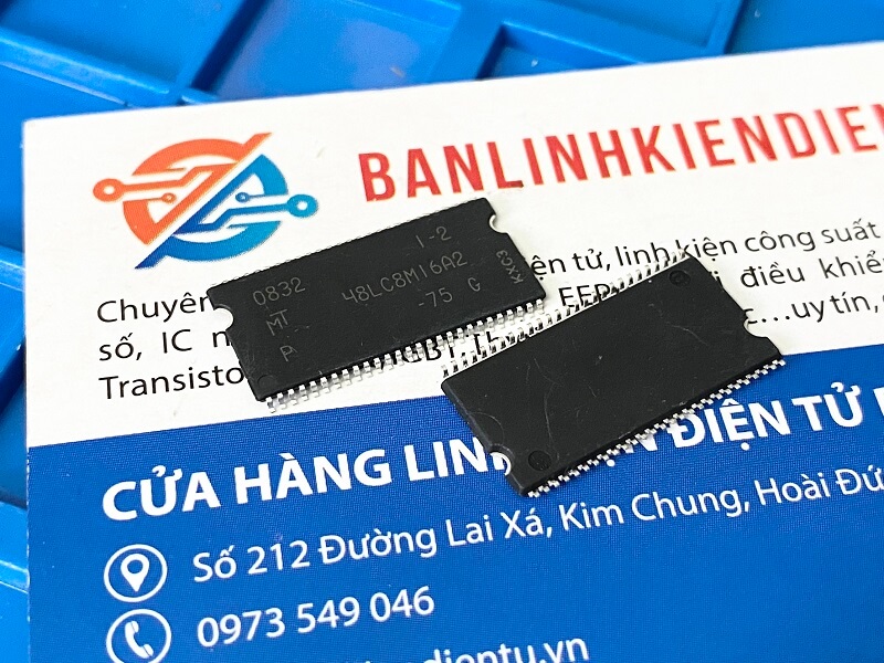MT48LC8M16A2P-75G, 48LC8M16A2 IC Nhớ TSOP-54