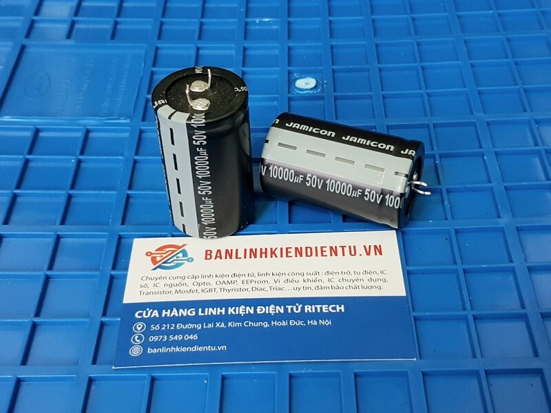 Alternative view of Tụ hóa 50V 10000uF chân cứng Kích thước 30x50MM