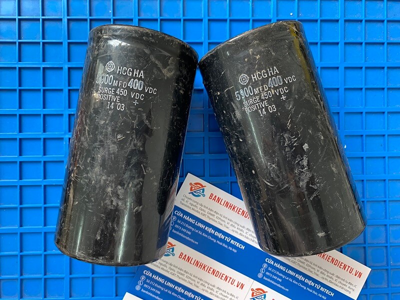 Tụ hóa 5900uF 400V kích thước 77x145mm