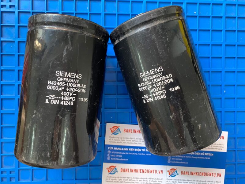 Alternative view of Tụ hóa 6000uF 400V Siemens kích thước 90x145mm