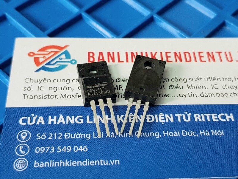 Alternative view of 60R115P MMF60R115P Mosfet Kênh N 33A 650V TO-220F