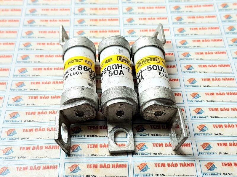 660GH-50UL Cầu chì HINODE 50A/660V 76x17,5mm Tháo Máy