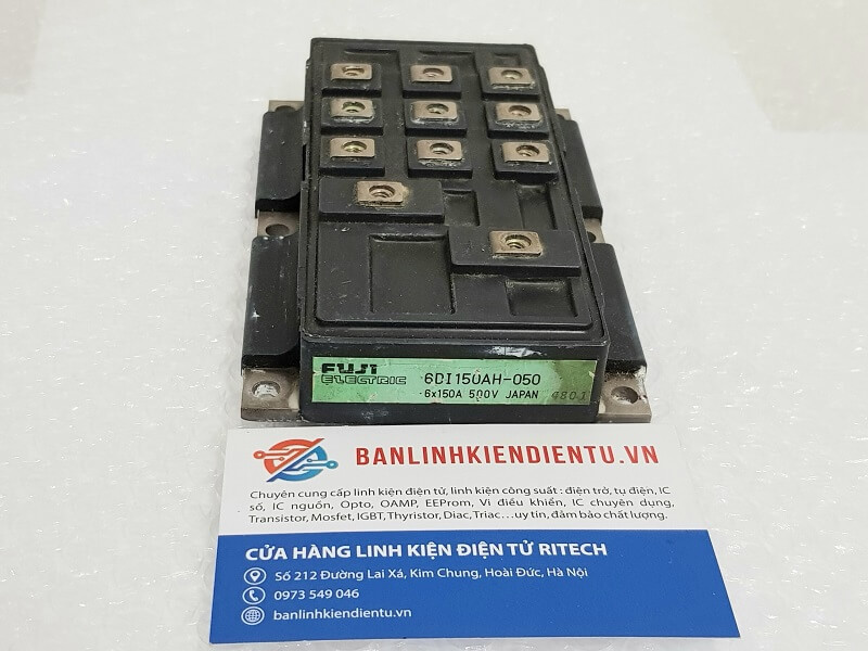 Alternative view of 6DI150AH-050 Module IGBT Fuji 150A 500V (Tháo máy)