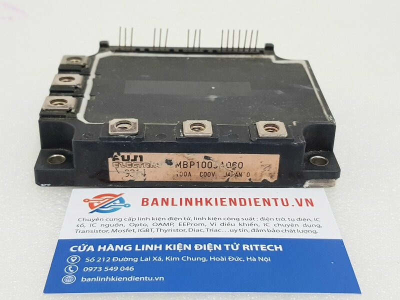 Alternative view of 6MBP100JA060 IPM Module IGBT Fuji 100A 600V
