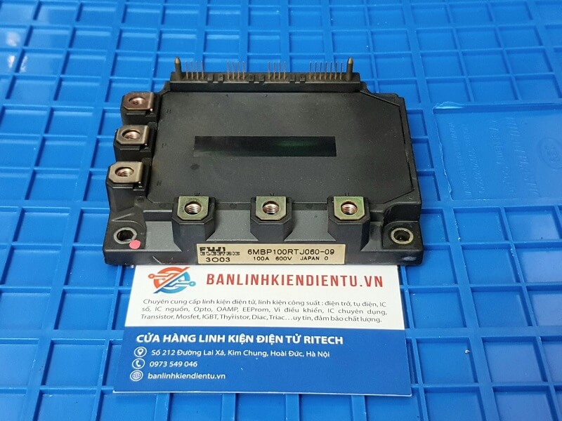 6MBP100RTJ060-09 Module IGBT Fuji 100A 600V (tháo máy) - Ảnh 3