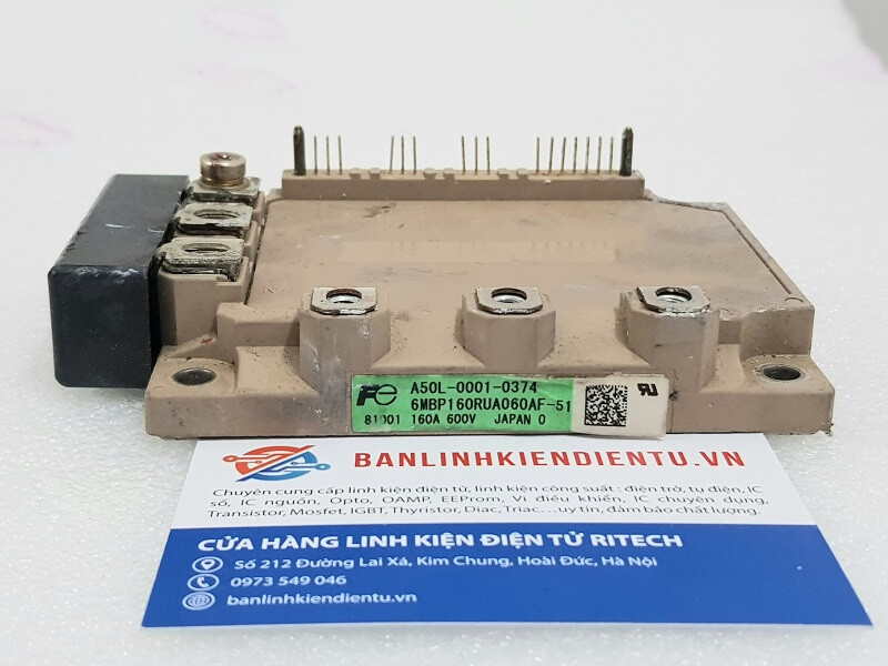 Alternative view of 6MBP160RUA060AF-51 Module IGBT Fuji 160A 600V