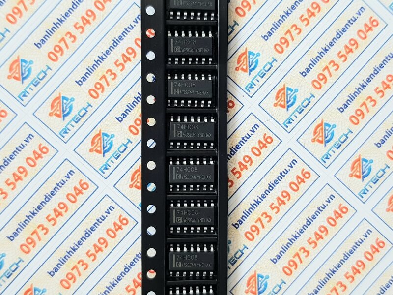 74HC08D, SN74HC08D IC Chức Năng SOP-14