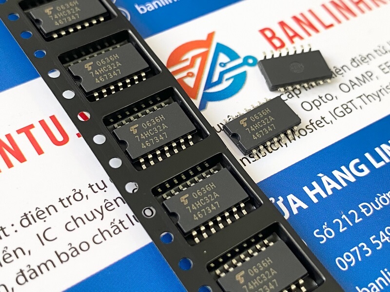 74HC32A 74HC32 IC số SOP-14 5.2mm - Ảnh 2