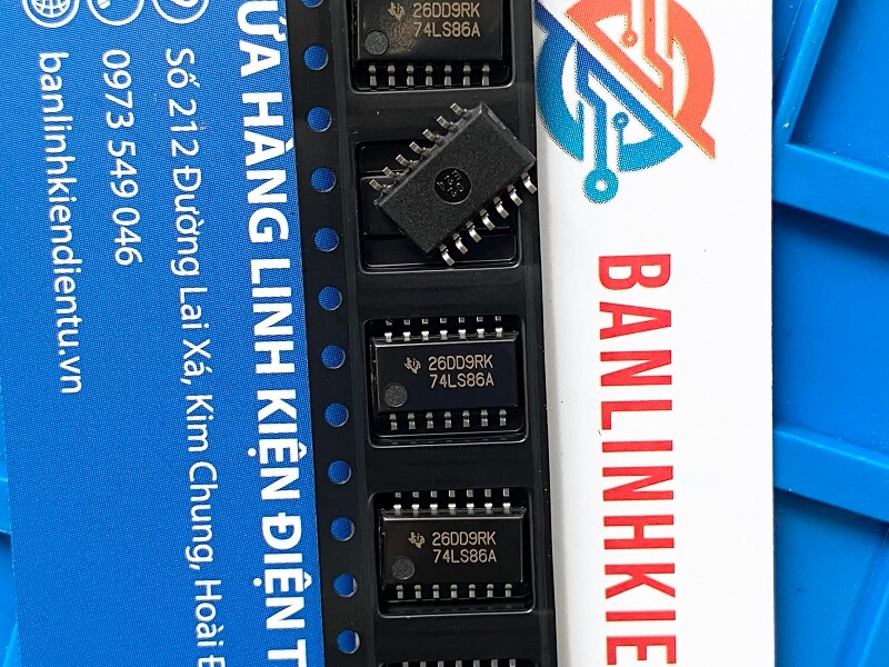 Alternative view of SN74LS86ANSR, 74LS86A SOP-14 5.2mm