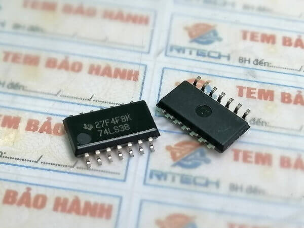IC 74LS38, SOP14, 5.2mm