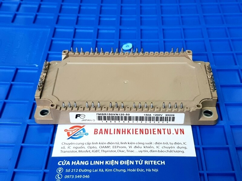 Alternative view of 7MBR150VN120-50, 7MBR150VN120 IGBT Fuji Electric 150A 1200V