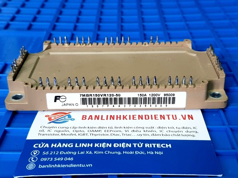 7MBR150VR120-50, 7MBR150VR120 IGBT Fuji 150A 1200V (Tháo máy)
