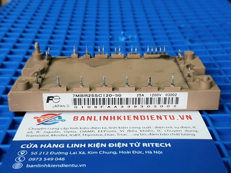 7MBR25SC120-50 IGBT Fuji 25A 1200V (Tháo máy)
