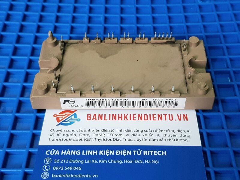 Alternative view of 7MBR25SC120-50 IGBT Fuji 25A 1200V (Tháo máy)