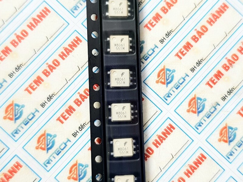 M8061, FODM8061 Opto quang cổng ra logic tốc độ cao 3.3V/5.0V SOP-5