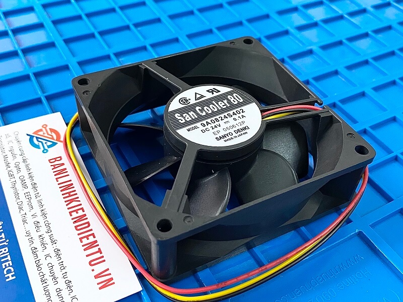 Alternative view of 9A0824S402 Quạt Sanyo Denki 0.1A 24V 80x80x25mm