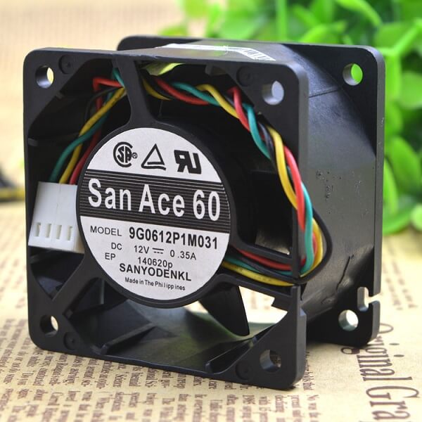 9G0612P1M031 Quạt Sanyo Denki 12V 0.35A - Ảnh 2