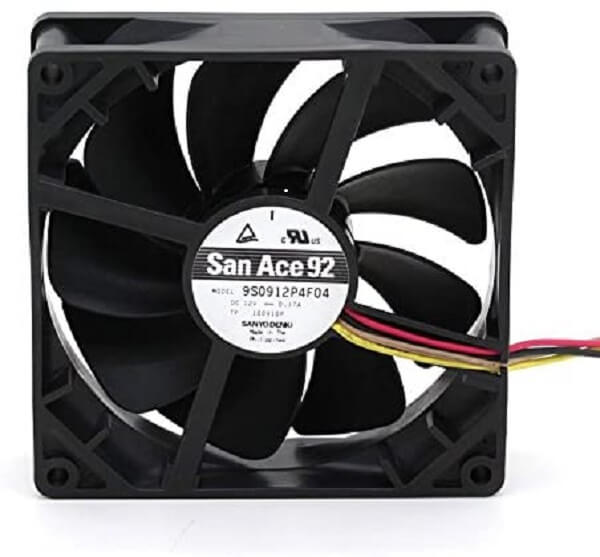 9S0912P4F04 Quạt Sanyo Denki 12V 0.17A - Ảnh 2