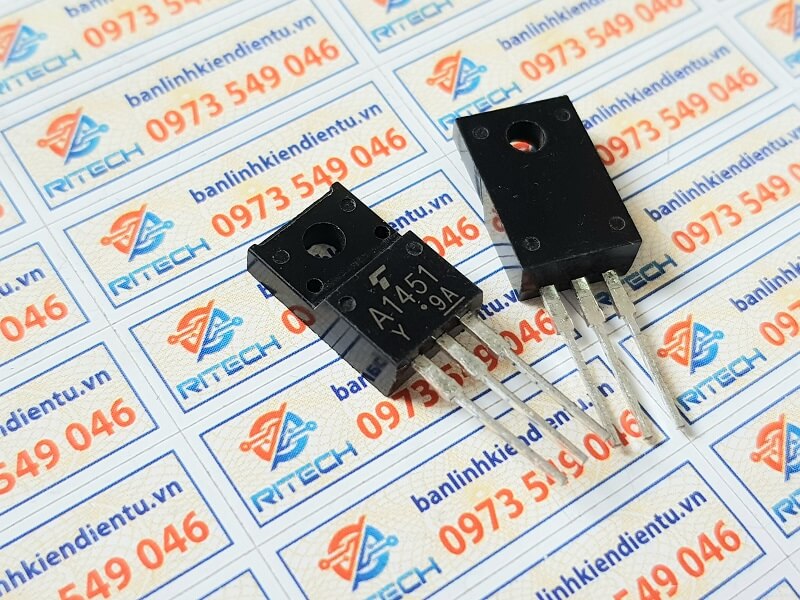 A1451, 2SA1451 Transistor PNP 50V-12A TO-220F