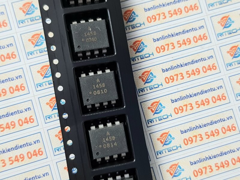 Alternative view of A1458, HCPL-1458, A 1458, HP1458 Opto Drive SOP-8