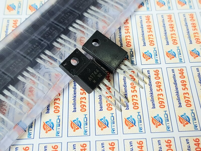 2SA1744 A1744 Transistor 15A/100V/ 30W TO-220F hàng chính hãng