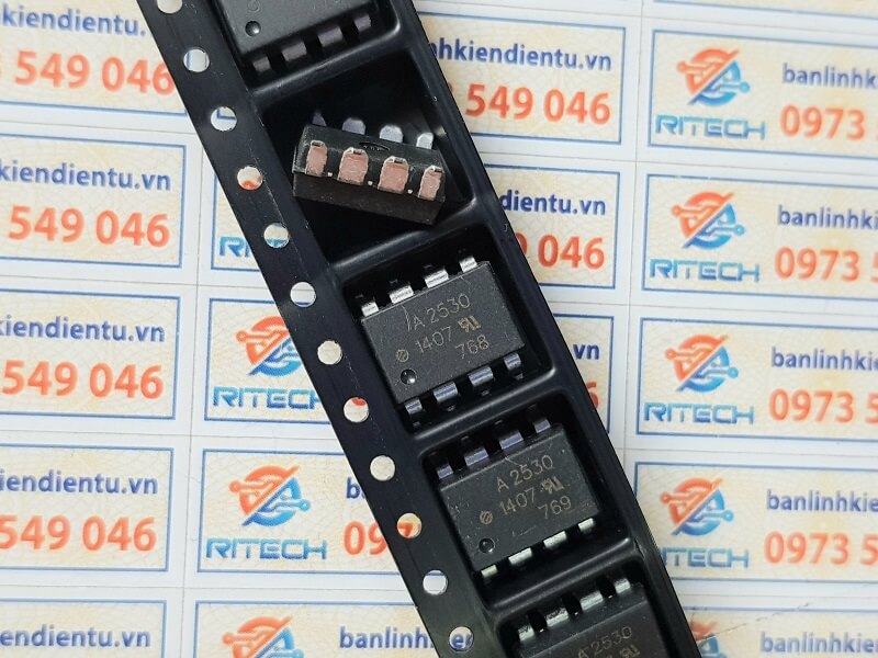 A2530, HCPL-2530, HP2530, A 2530 Opto Drive SOP-8 - Ảnh 2