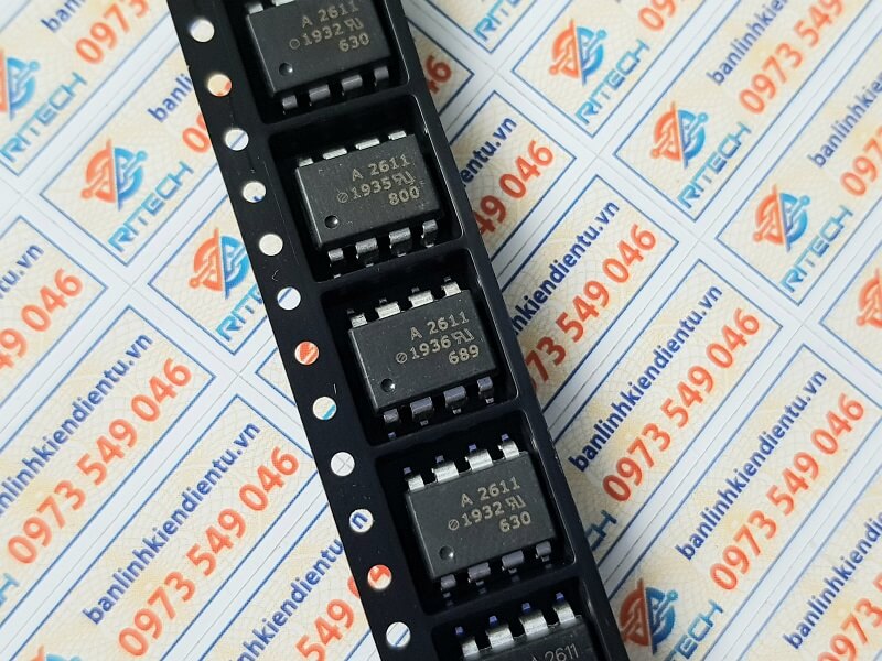 A2611, A 2611, A 2611V Opto SOP-8 - Ảnh 2