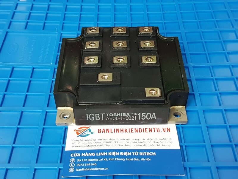 A50L-1-0221 A50L-0001-0221 Module IGBT Toshiba 150A 600V (Tháo máy) - Ảnh 2