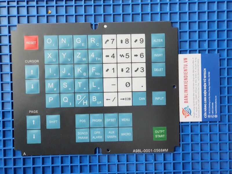 A98L-0001-0568#M bàn phím máy CNC Fanuc