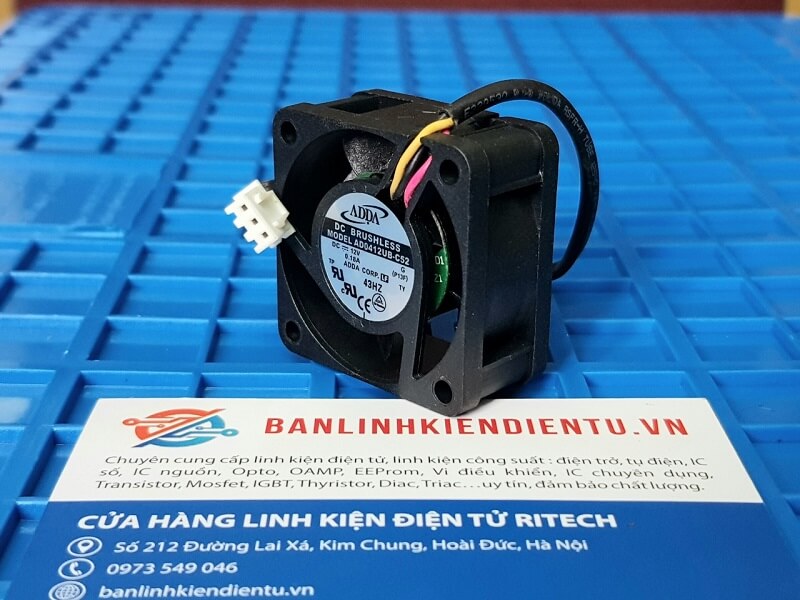 Quạt ADDA AD0412UB-C52 12VDC 0.18A 40x40x20mm - Ảnh 3