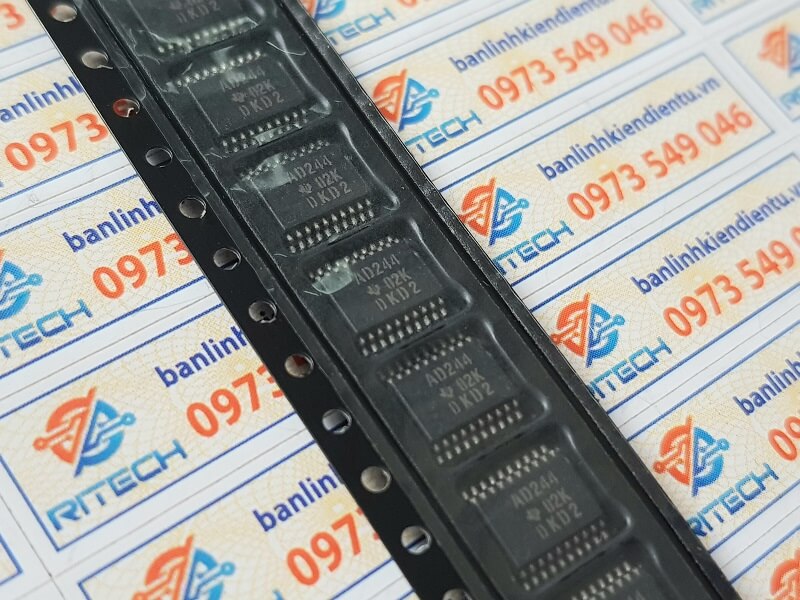 Alternative view of AD244 SN74ACT244PWR IC điều khiển TSSOP-20