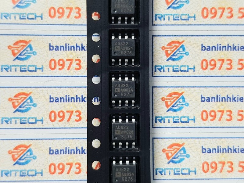 AD822A AD822 IC Op Amps khuếch đại thuật toán SOP-8 - Ảnh 2