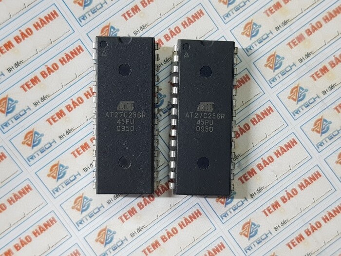 AT27C256R, AT27C256R-45PU ATMEL IC Nhớ DIP-28