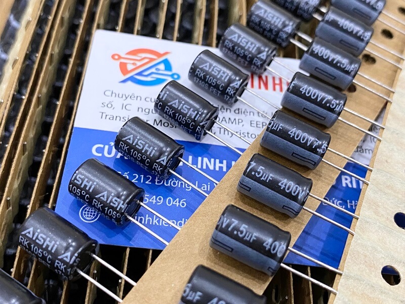 Tụ hóa AiSHi 7.5uF 400V 8x12mm