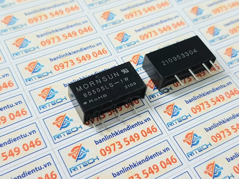 Alternative view of B0505LS-1W IC nguồn cách ly DC-DC 5V sang 5V 1W