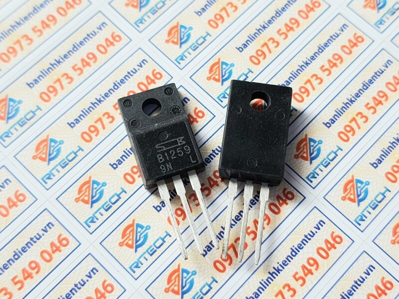 Alternative view of Transistor PNP 2SB1259, B1259 điện áp 120V dòng điện 10A TO-220F