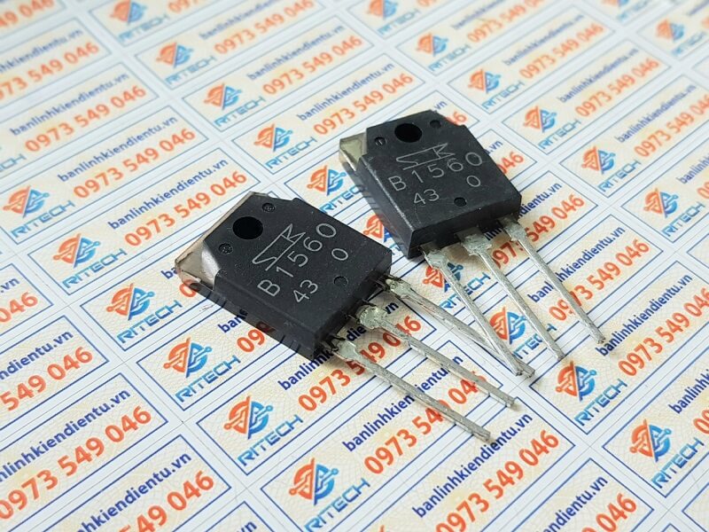 B1560 2SB1560 Transistor Darlington PNP 150V 10A TO-3P lưng đồng chính hãng