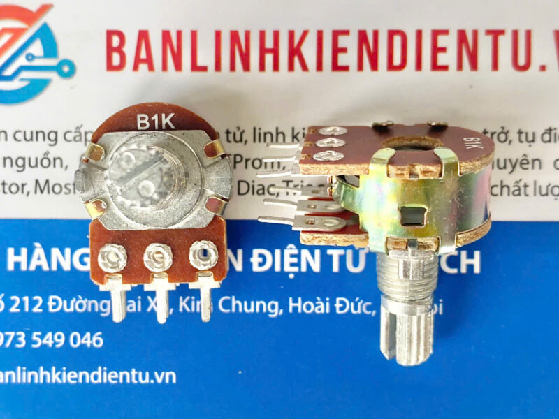Chiết áp đôi 1K WH148-B1K 15mm