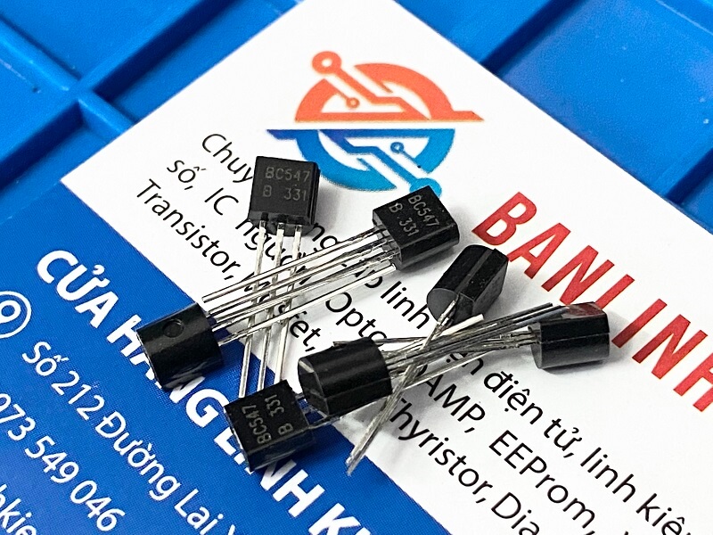 BC547, BC547C Transistor 0.1A/45V NPN TO-92