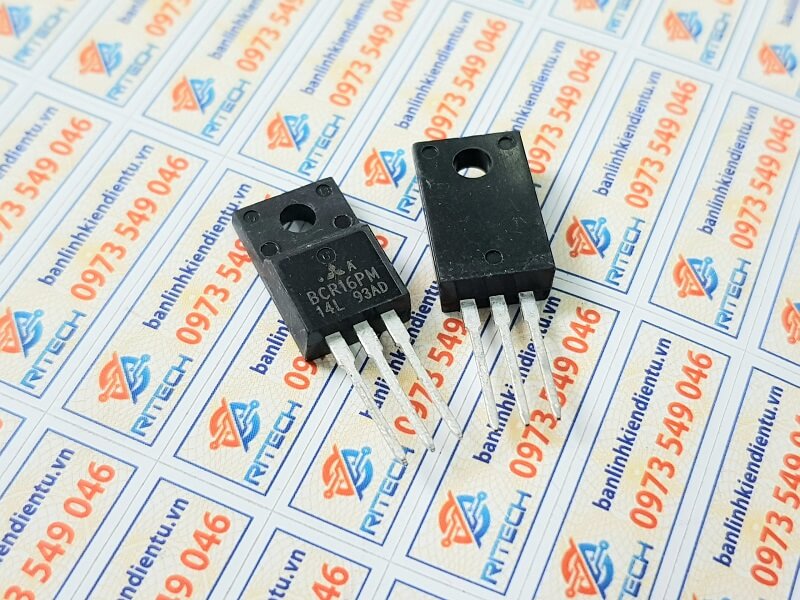 Alternative view of BCR16PM-14L BCR16PM Triac 700V 16A TO-220F