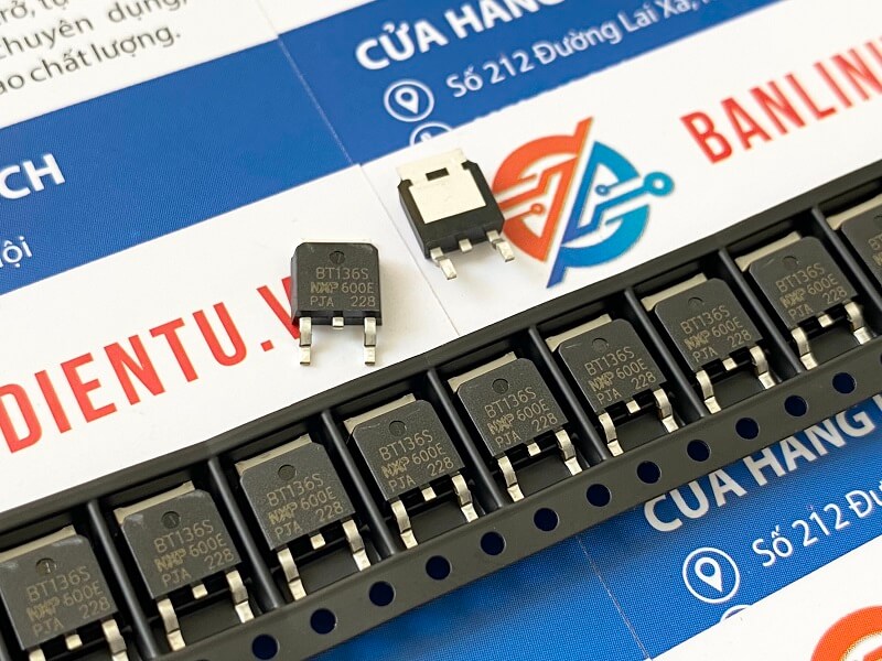 Alternative view of BT136S-600E, BT136S TO-252 TRIAC 4A 600V
