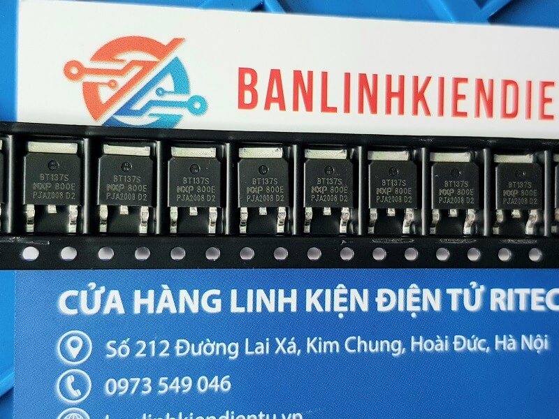 Alternative view of BT137S-800E TO252 TRIAC 8A 800V