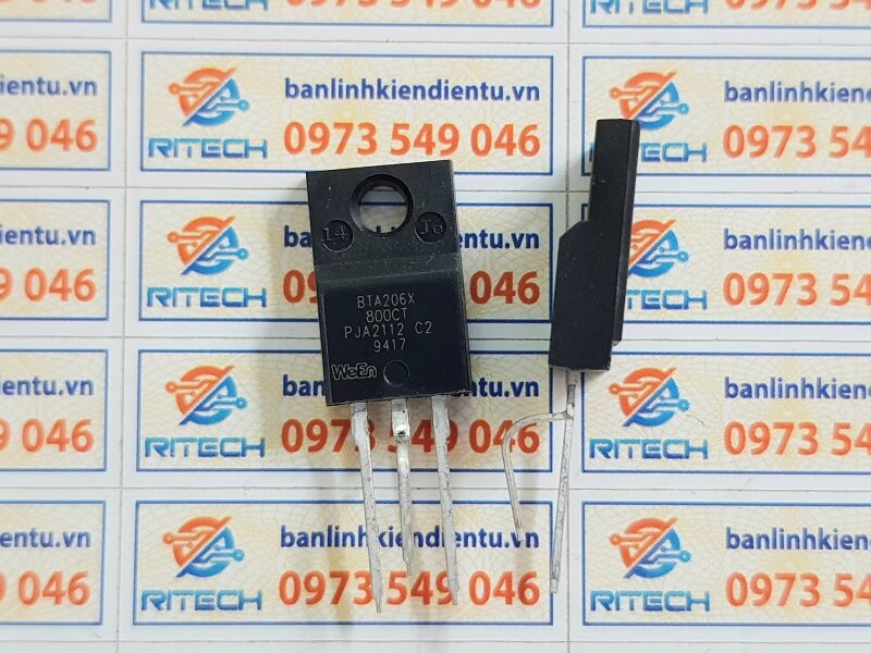 BTA206 BTA206X-800CT TO-220F Triac 6A/800V