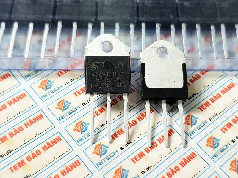 Alternative view of BTA41600B, BTA41-600B Triac 40A/600V TO-3P