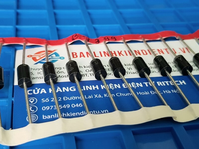 Alternative view of BY399 Diode Phục Hồi Nhanh 3A-800V DO-201AD