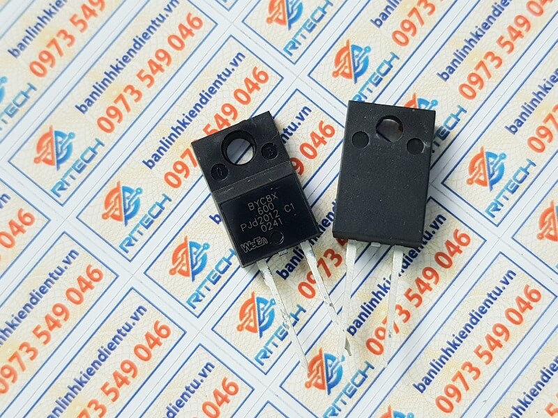 Alternative view of BYC8X-600 Diode Chỉnh lưu 8A 600V TO-220F
